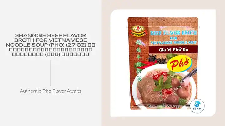 Shanggie Beef Flavor Broth for Vietnamese Noodle Soup (Pho) (2.7 oz) ผงปรุงน้ำซุปก๋วยเตี๋ยวเวียดนาม (เฝอ) รสเนื้อ by@Outfy