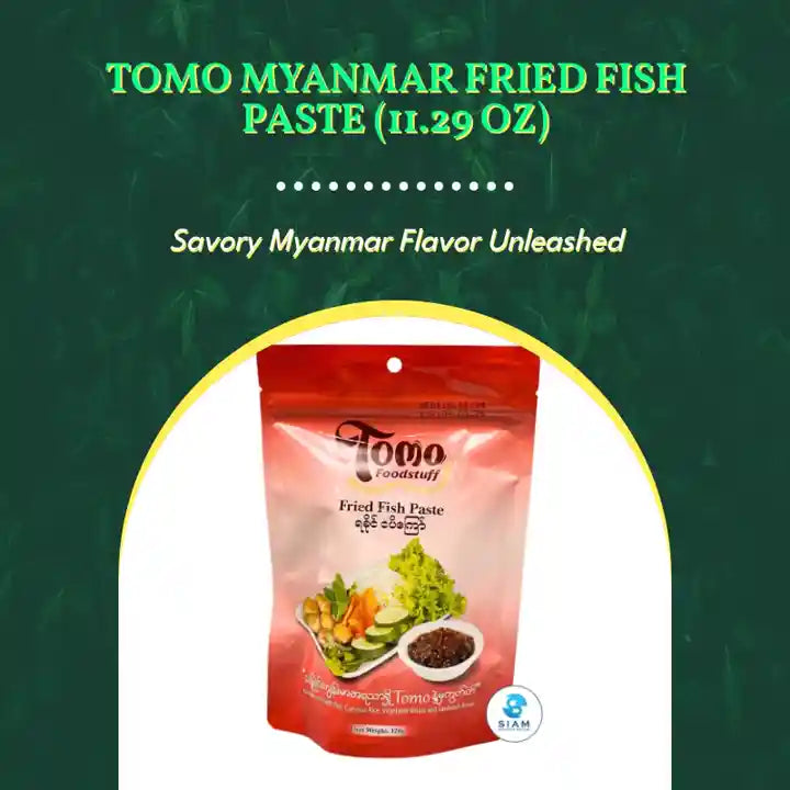 Tomo Myanmar Fried Fish Paste (11.29 oz) by@Outfy