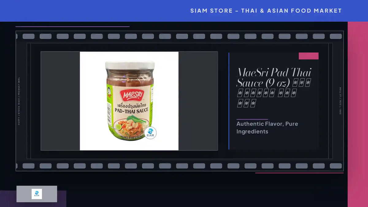 MaeSri Pad Thai Sauce (9 oz) ซอสผัดไทย แม่ศรี by@Outfy