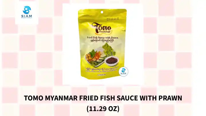 Tomo Myanmar Fried Fish Sauce with Prawn (11.29 oz) by@Outfy