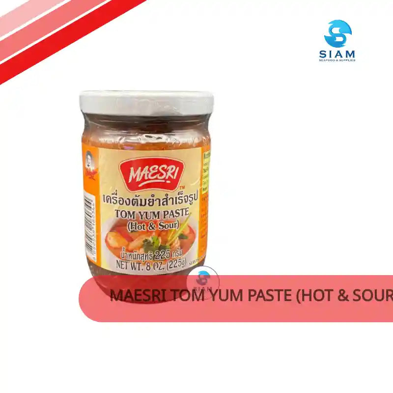 MaeSri Tom Yum Paste (Hot & Sour) (8 oz) เครื่องต้มยำสำเร็จรูป แม่ศรี by@Outfy