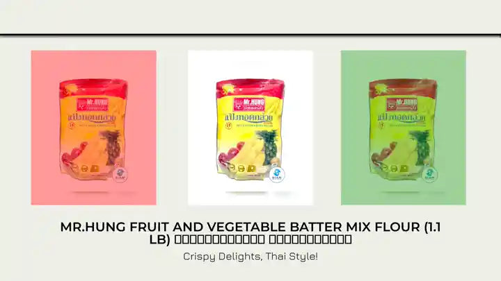 Mr.Hung Fruit and Vegetable Batter Mix Flour (1.1 lb) แป้งทอดกล้วย มิสเตอร์ฮัง by@Outfy