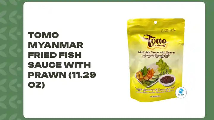 Tomo Myanmar Fried Fish Sauce with Prawn (11.29 oz) by@Outfy
