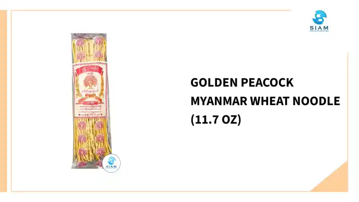 Golden Peacock Myanmar Wheat Noodle (11.7 oz) by@Outfy