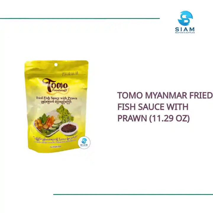 Tomo Myanmar Fried Fish Sauce with Prawn (11.29 oz) by@Outfy