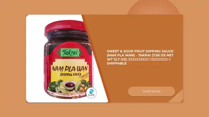 Sweet &amp; Sour Fruit Dipping Sauce (Nam Pla Wan) - Takrai (7.58 oz-Net Wt 12.7 oz) น้ำปลาหวาน ตราตะไคร้ 📦shippable by@Outfy