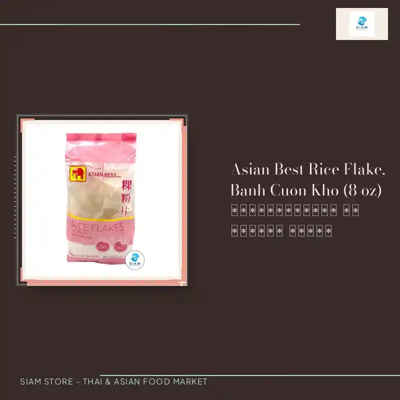 Asian Best Rice Flake, Banh Cuon Kho (8 oz) เส้นก๋วยจั๊บ เอเชี่ยน เบสท์ by@Outfy