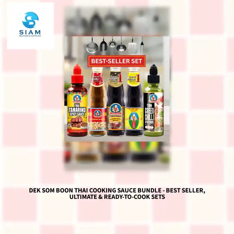DEK SOM BOON Thai Cooking Sauce Bundle - Best Seller, Ultimate &amp; Ready-to-Cook Sets by@Outfy