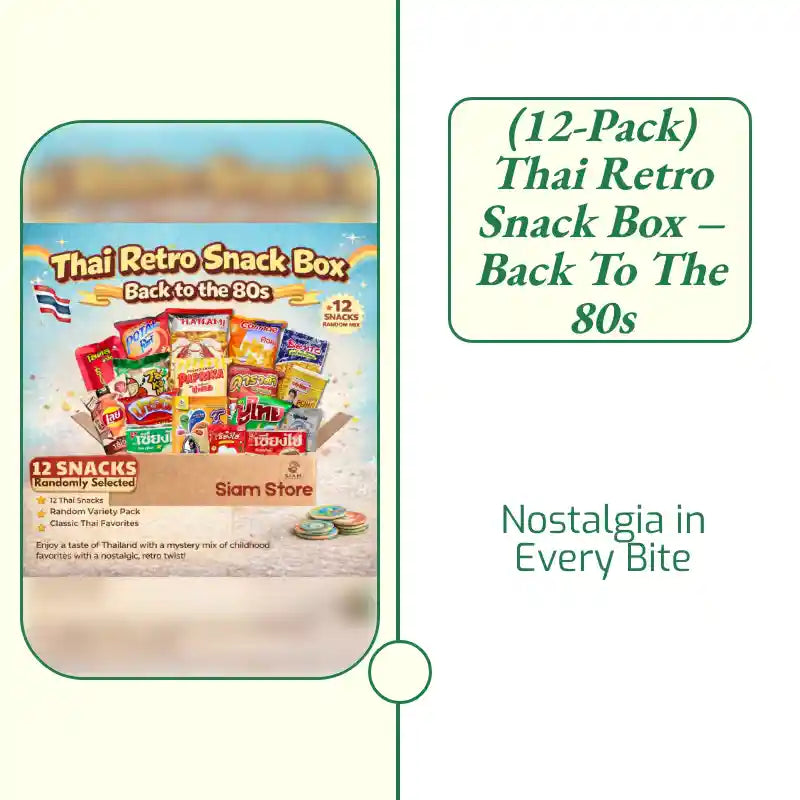(12-Pack) Thai Retro Snack Box &ndash; Back to the 80s by@Outfy