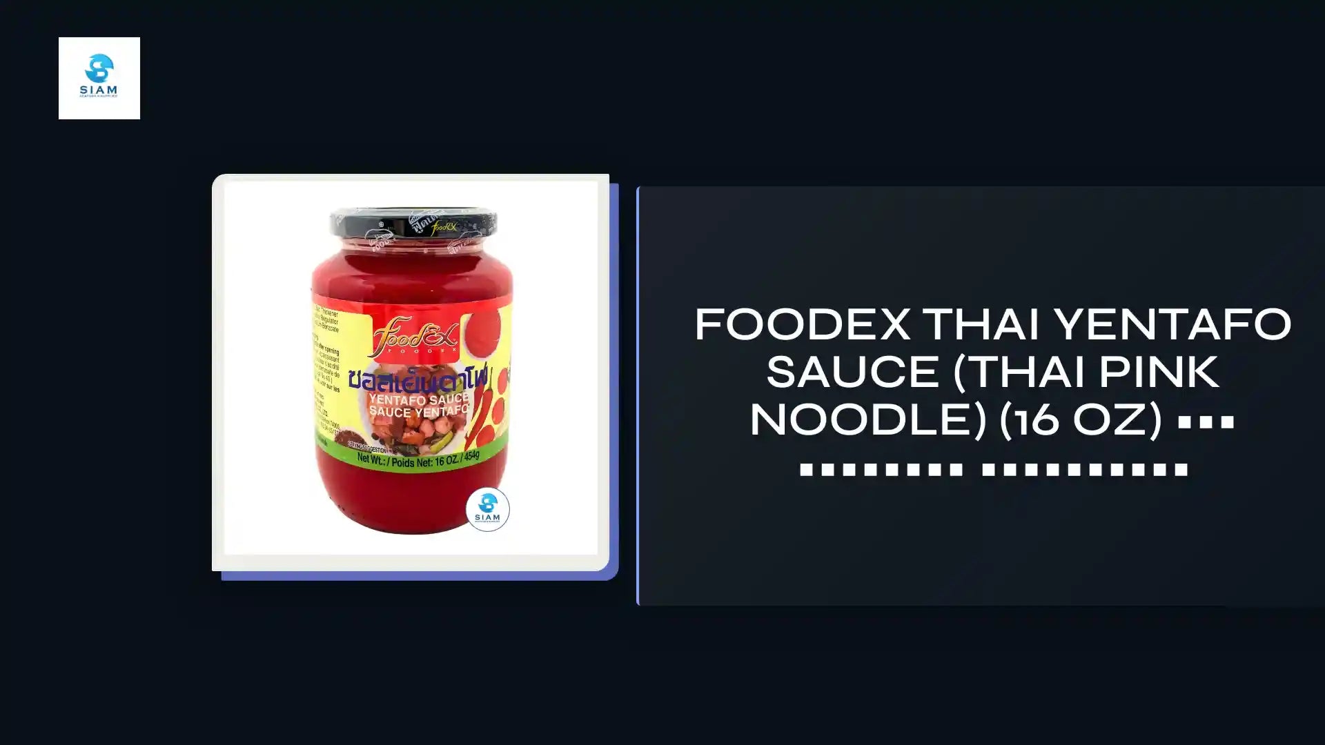 FoodEx Thai Yentafo Sauce (Thai Pink Noodle) (16 oz) ซอสเย็นตาโฟ ฟู๊ดเอ็กซ์ by@Outfy