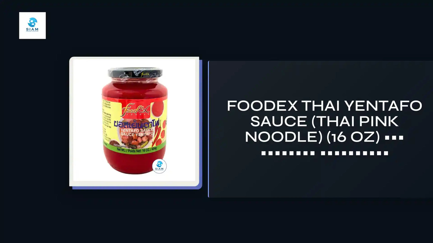 FoodEx Thai Yentafo Sauce (Thai Pink Noodle) (16 oz) ซอสเย็นตาโฟ ฟู๊ดเอ็กซ์ by@Outfy