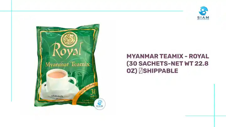Myanmar Teamix - Royal (30 Sachets-Net Wt 22.8 oz) 📦shippable by@Outfy