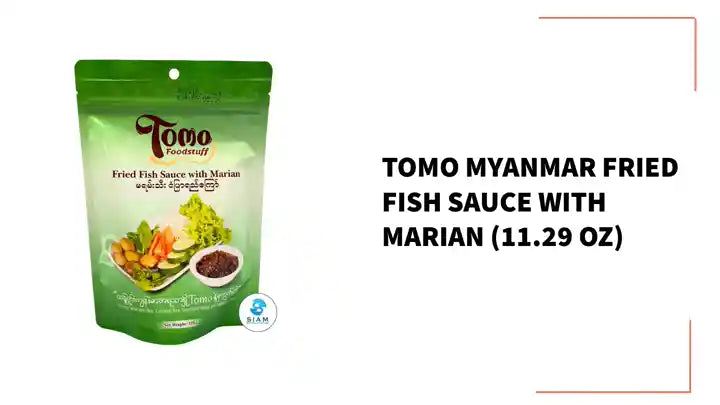 Tomo Myanmar Fried Fish Sauce with Marian (11.29 oz) by@Outfy