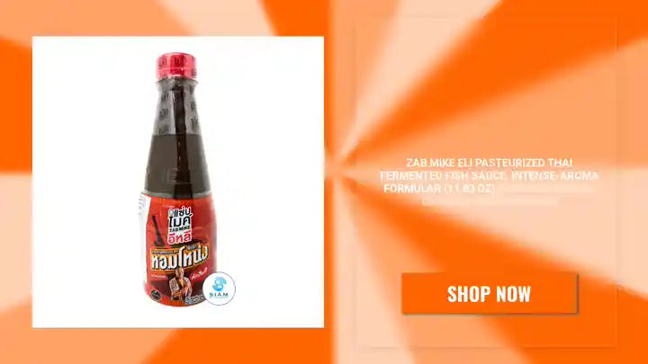 Zab Mike Eli Pasteurized Thai Fermented Fish Sauce, Intense-Aroma Formular (11.83 oz) น้ำปลาร้าปรุงสุก แซ่บไมค์อีหลี สูตรส้มตำหอมโหน่ง by@Outfy