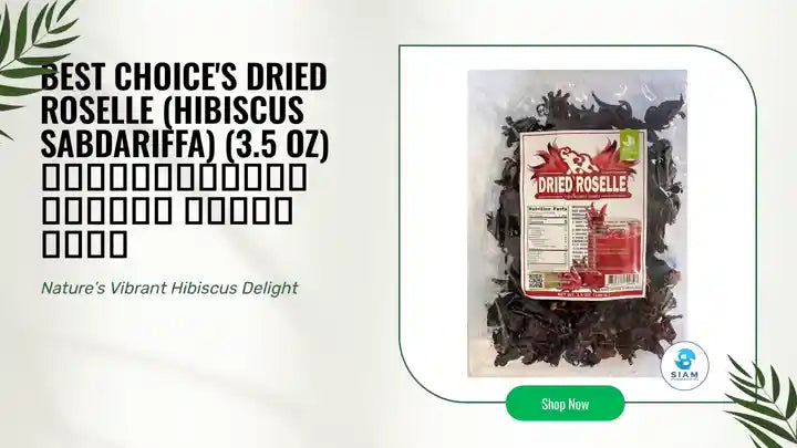 Best Choice's Dried Roselle (Hibiscus Sabdariffa) (3.5 oz) กระเจี๊ยบแดง อบแห้ง เบสต์ช้อย by@Outfy