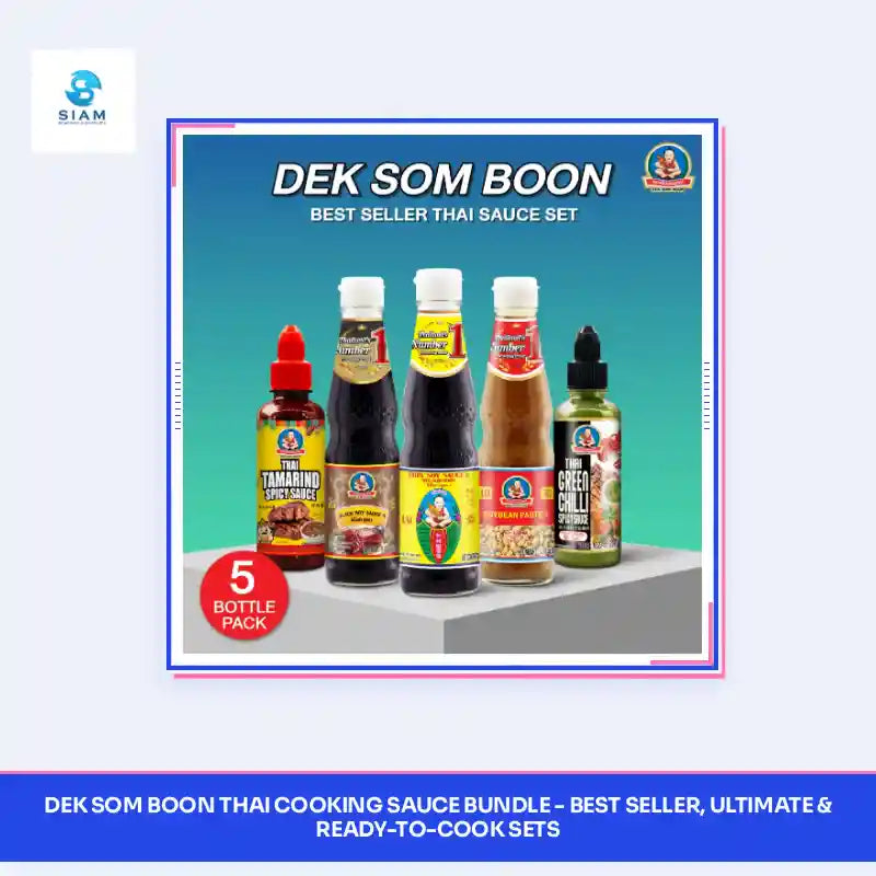 DEK SOM BOON Thai Cooking Sauce Bundle - Best Seller, Ultimate & Ready-to-Cook Sets by@Outfy