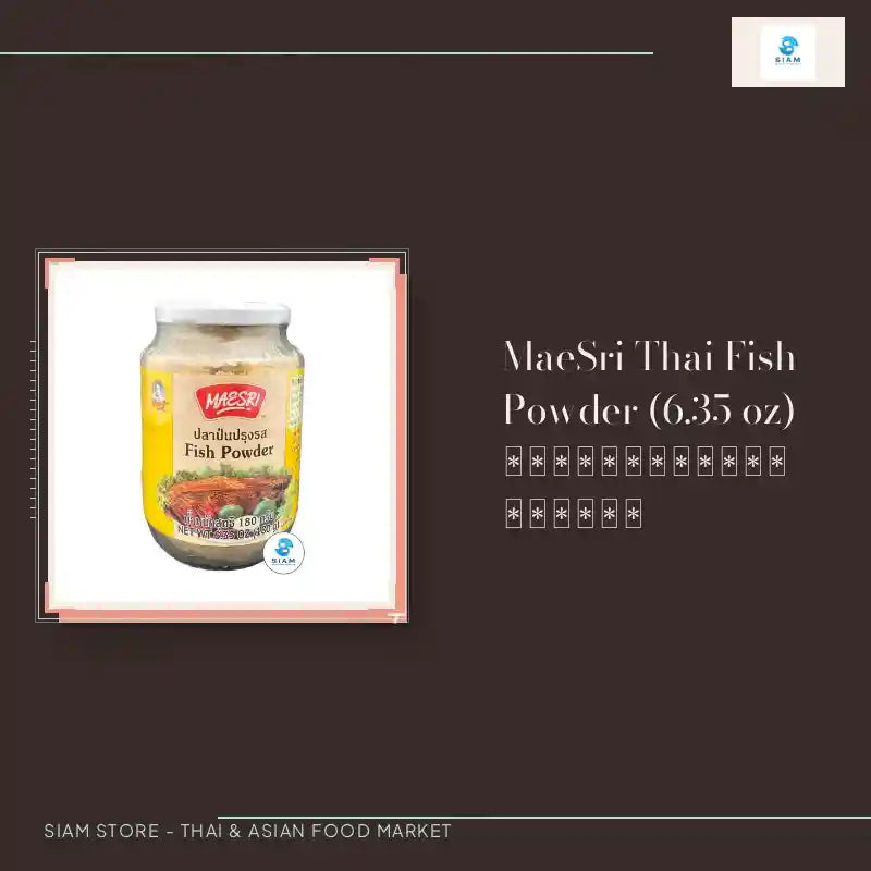 MaeSri Thai Fish Powder (6.35 oz) ปลาป่นปรุงรส แม่ศรี by@Outfy