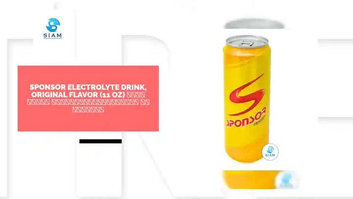 Sponsor Electrolyte Drink, Original Flavor (11 oz) สปอนเซอร์ เครื่องดื่มเกลือแร่ ออริจินัล by@Outfy