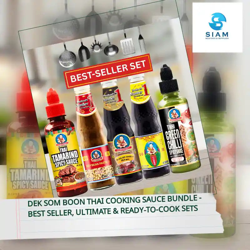 DEK SOM BOON Thai Cooking Sauce Bundle - Best Seller, Ultimate & Ready-to-Cook Sets by@Outfy