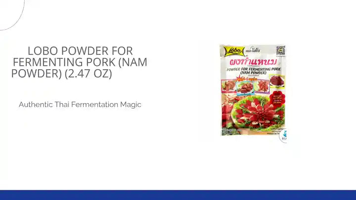 Lobo Powder for Fermenting Pork (Nam Powder) (2.47 oz) ผงทำแหนม ตราโลโบ by@Outfy