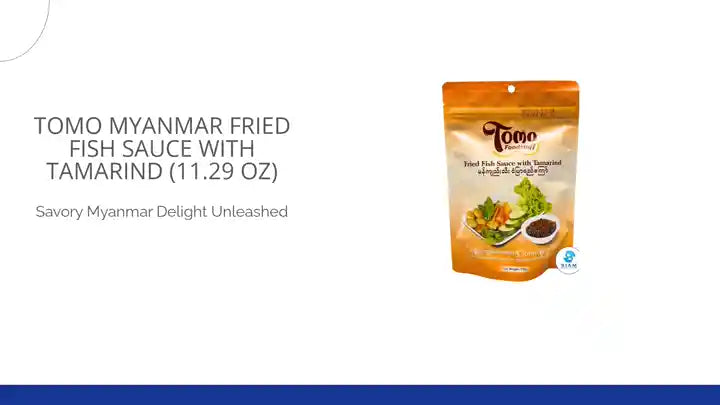 Tomo Myanmar Fried Fish Sauce with Tamarind (11.29 oz) by@Outfy