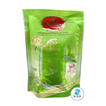 3-in-1 Milk Green Tea - ChaTraMue Brand (5 sachets-Vol Wt 6.0 oz) ชาตรามือ ชาเขียวผสมนมปรุงสำเร็จชนิดผง shippable Chatramue