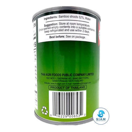 Bamboo Shoot (Strips) in Water - Aroy-D (19 oz-Net Wt 22.7 oz) หน่อไม้กระป๋อง แบบเส้น อร่อยดี shippable Aroy-D
