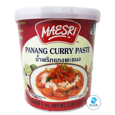 (Case) Panang Curry Paste - Maesri (2.2 lbs x 6 per case) น้ำพริกแกงพะแนง แม่ศรี แบบยกลัง MaeSri