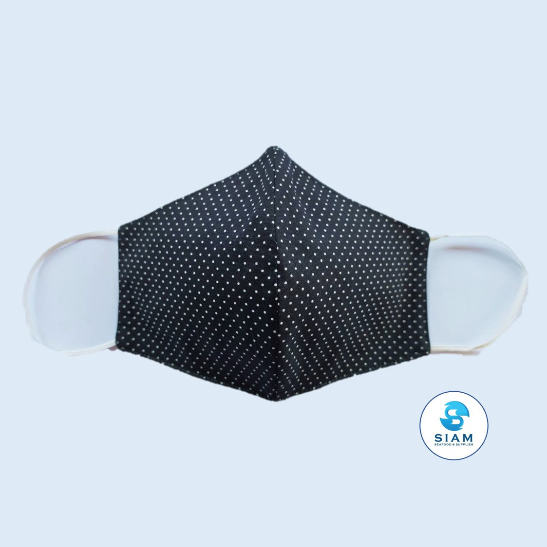 Cloth Mask 2-Layer - Black Dot (1 oz) shippable Siam Store - Asian Food Market