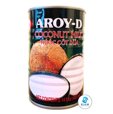 Coconut Milk - Aroy-D (14 oz-Net Wt 16.8 oz) กะทิ อร่อยดี shippable Aroy-D