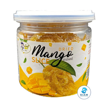 Dried Mango Slice - Nak Su (6.5 oz-Net Wt 8.1 oz) มะม่วงหยี ตรานักสู้่ shippable Nak Su