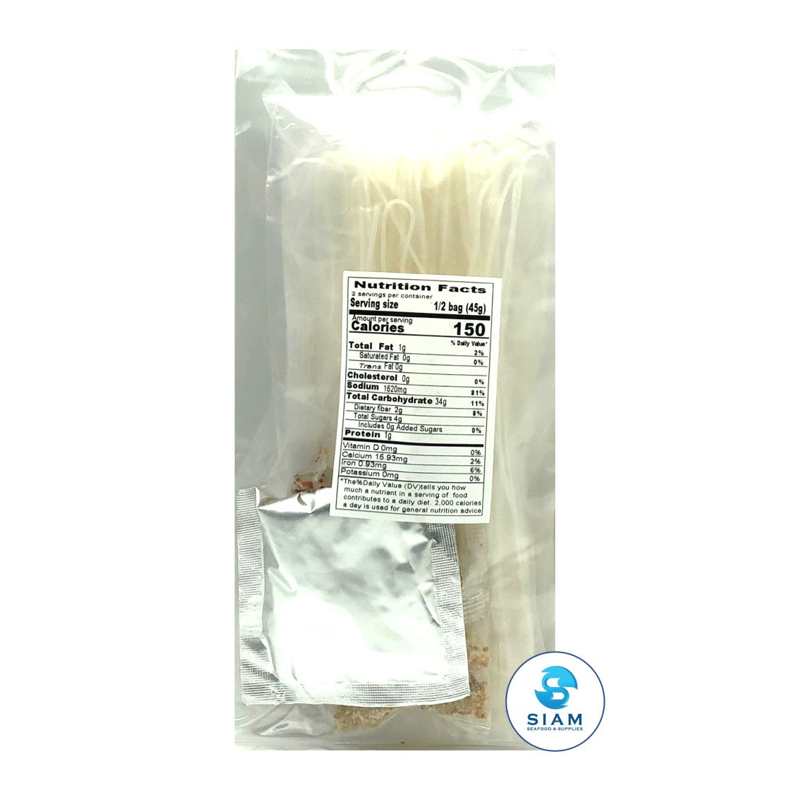 Noodle Ubon Style - Tamnakthong (Net Wt 3.6 oz) ต้มจั๊บอุบล ตราตำหนักทอง shippable Tamnakthong