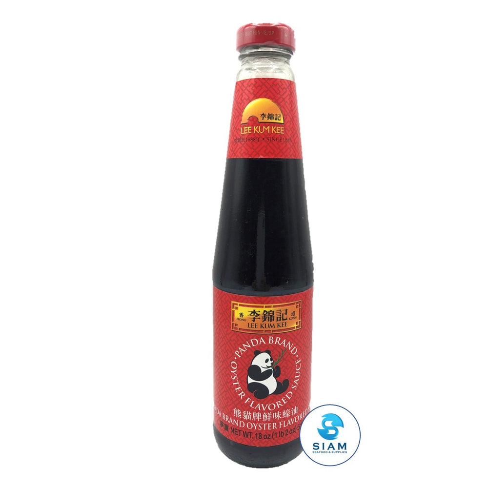 Oyster Sauce - Lee Kum Kee Panda Brand (18 oz-Net Wt 28.1 oz) ซอสหอยนางรม ลีกุมกี่ ตราแพนด้า shippable Lee Kum Kee Panda Brand
