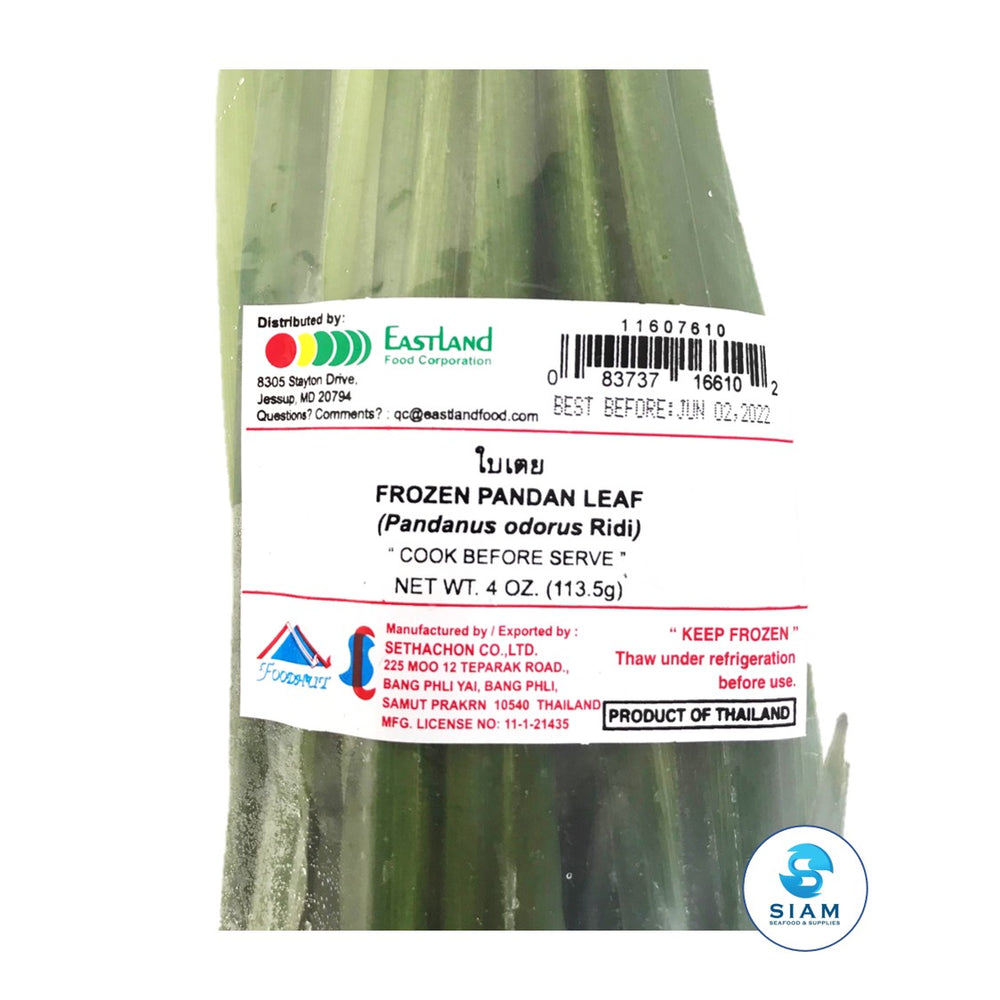 Pandan Leaf, Frozen - FoodHut (4 oz) FoodHut