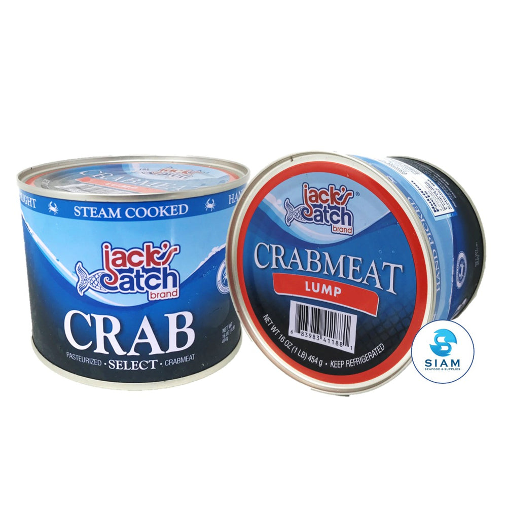 Pasteurized Crab Meat, lump - Jack's Catch (12 lbs case-$16.45/lb)  เนื้อปู Lump แบบยกลัง Jack's Catch