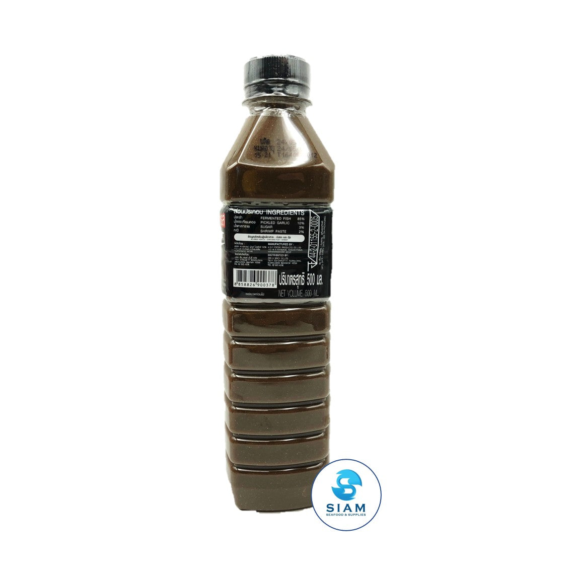 Plara Fish Sauce (Fermented Fish Sauce), Original - Tummour (17.6 oz-Net Wt 21.6 oz) น้ำปลาร้าปรุงรส สูตรต้นตำรับ ตราตำมั่ว shippable Tummour