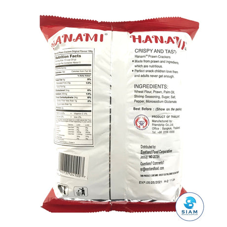 Prawn Cracker - Hanami (3.52 oz-Net Wt 4.0 oz)  shippable Hanami