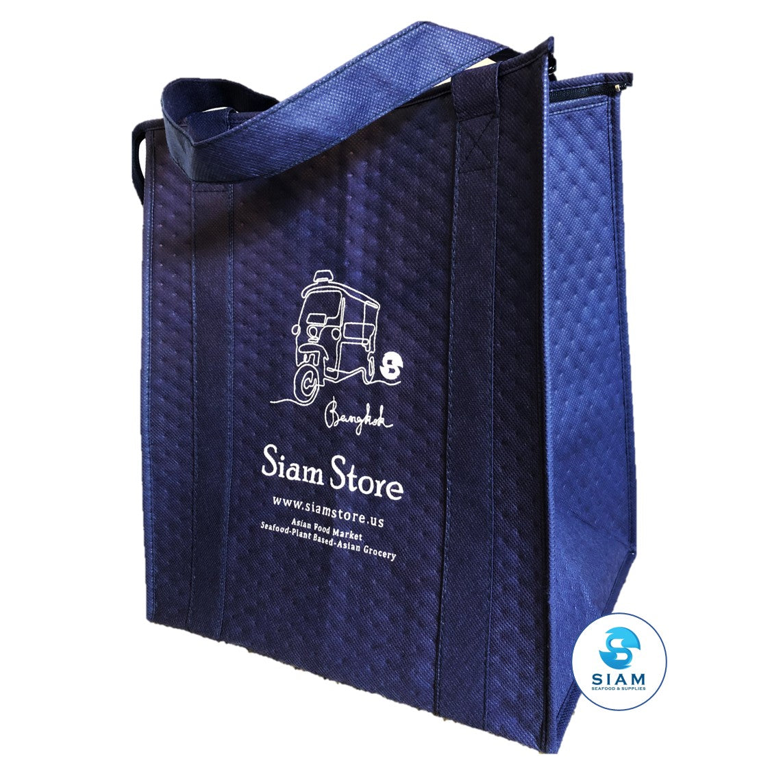 Premium Insulated Grocery Bag (7.2 oz) shippable Siam Store - Thai & Asian Food Market