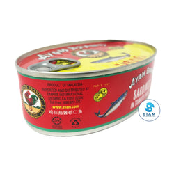 Sardines in Tomato Sauce - Ayam (7.5 oz-Net Wt 9.5 oz) ปลากระป๋อง ตราอะยัม shippable Ayam