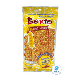 Seafood Snack, Spicy Larb Flavor - Bento (0.7 oz-Vol Wt 2.1 oz) เบนโตะ ปลาหมึกอบ รสลาบ shippable Bento