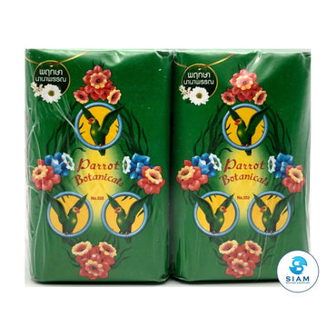 Soap, Botanical Fragrance - Parrot Botanicals (4 packs, 10 oz) สบู่พฤกษา กลิ่นพฤกษานานาพรรณ ตรานกแก้ว shippable Parrot Botanicals