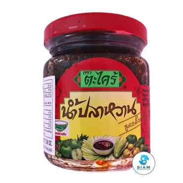 Sweet & Sour Fruit Dipping Sauce (Nam Pla Wan) - Takrai (7.58 oz-Net Wt 12.7 oz) น้ำปลาหวาน ตราตะไคร้ shippable Takrai