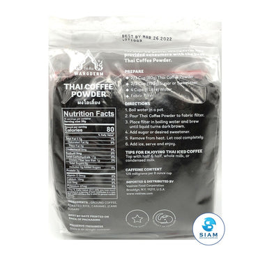 Thai Coffee Powder (O-Lieng) - Wang Derm (13 oz-Net Wt 13.5 oz) ผงกาแฟไทย (โอเลี้ยง) วังเดิม shippable Wang Derm