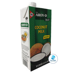 UHT Coconut Milk, Large - Aroy-D (33.8 oz-Net Wt 36.8 oz) กะทิกล่อง อร่อยดี (กล่องใหญ่) shippable Aroy-D