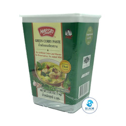 Vegetarian Green Curry Paste - Maesri (2.2 lbs-Net Wt 2.6 lbs) ??????????????????? (??????????) ?????? MaeSri