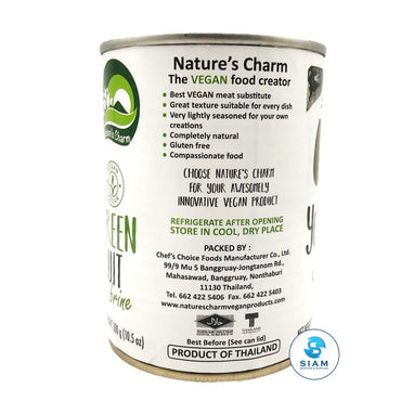 Young Green Jackfruit in Brine, Vegan - Nature's Charm (10.5 oz-Net Wt 22.7 oz)  shippable Nature's Charm